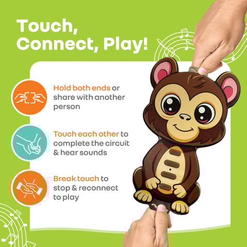 R for Rabbit Orapple Tap N Play Monkey Musical Toy