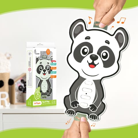 R for Rabbit Orapple Tap N Play Panda Musical Toy