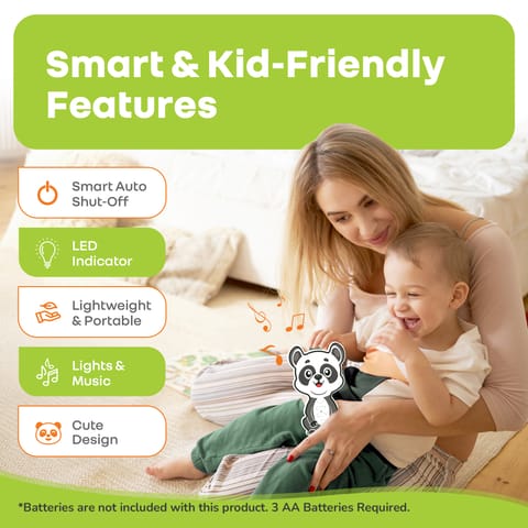 R for Rabbit Orapple Tap N Play Panda Musical Toy