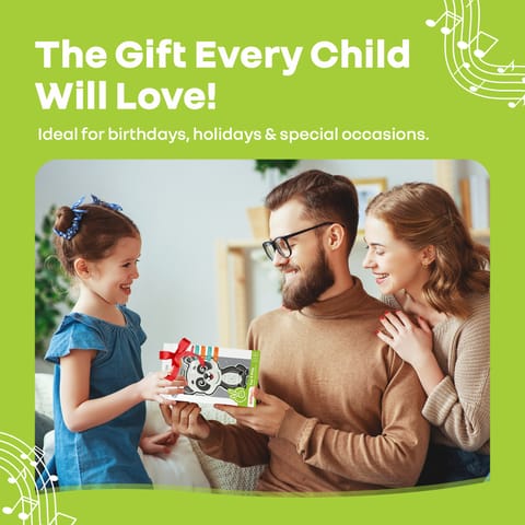 R for Rabbit Orapple Tap N Play Panda Musical Toy