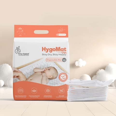 R for Rabbit HygoMat White Bunny Disposable Mat