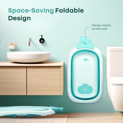 R for Rabbit Bubble Double Bunny Lake Blue Bath Tub