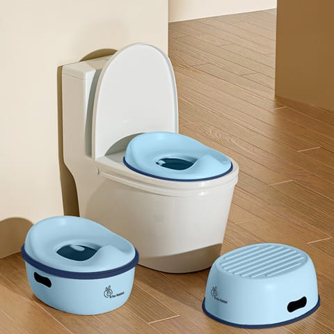 R for Rabbit Tiny Tots Mellow Sky Blue Potty Seat
