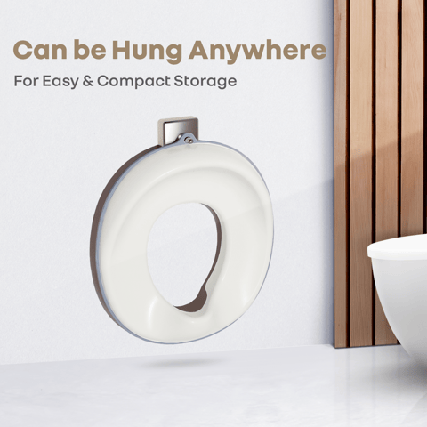 R for Rabbit Tiny Tots Mellow White Grey Potty Seat