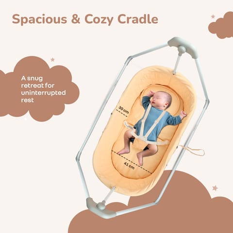 R for Rabbit Lullabies Manual Peach Multi Cradle