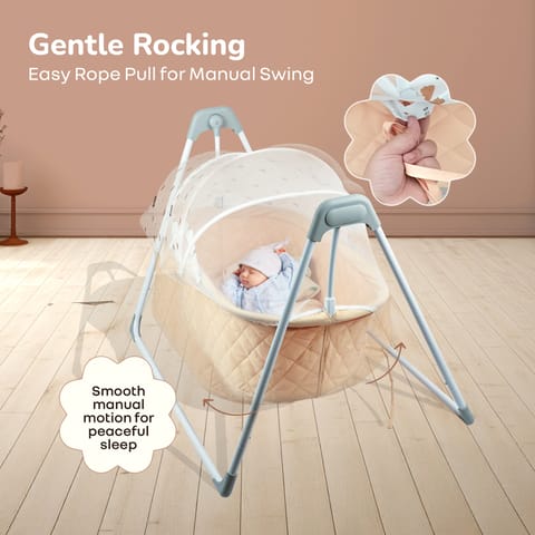 R for Rabbit Lullabies Manual Peach Multi Cradle
