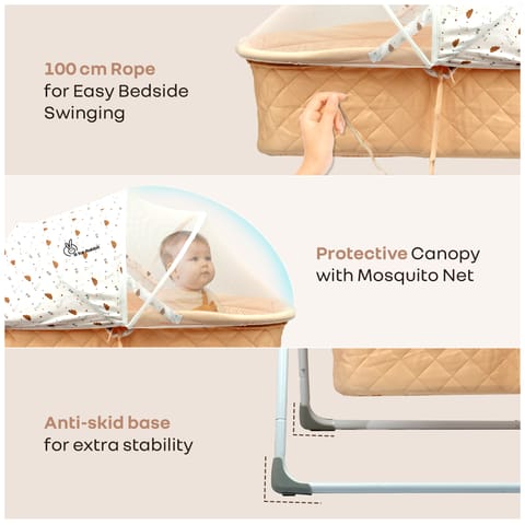 R for Rabbit Lullabies Manual Peach Multi Cradle