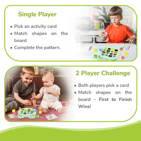 R for Rabbit Orapple Match N Learn Green Multi Shape Sorter