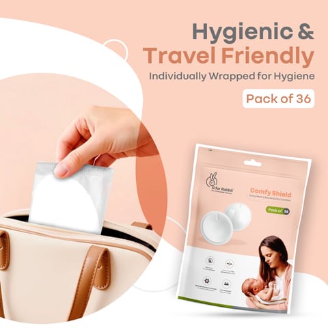 R for Rabbit Comfy Shield White Breast Pads