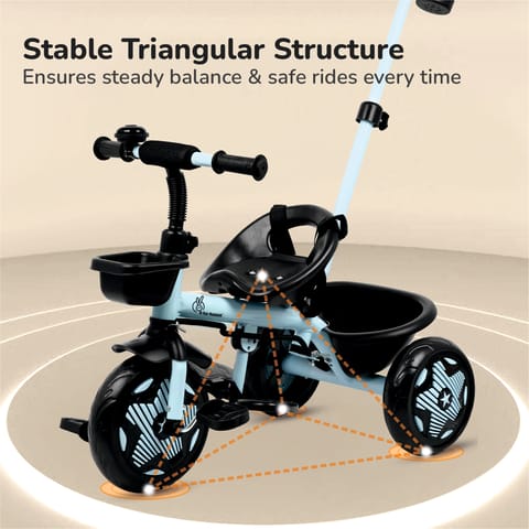 R for Rabbit Tiny Toes R20 Ace Sky Blue Tricycle