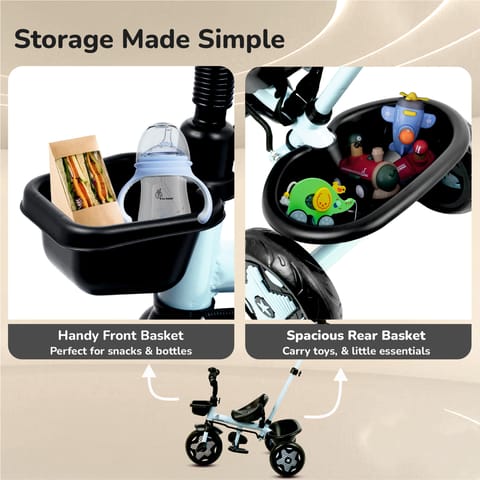 R for Rabbit Tiny Toes R20 Ace Sky Blue Tricycle