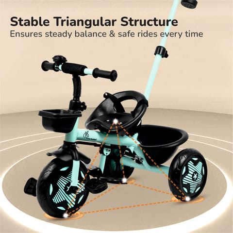 R for Rabbit Tiny Toes R20 Ace Aqua Blue Tricycle