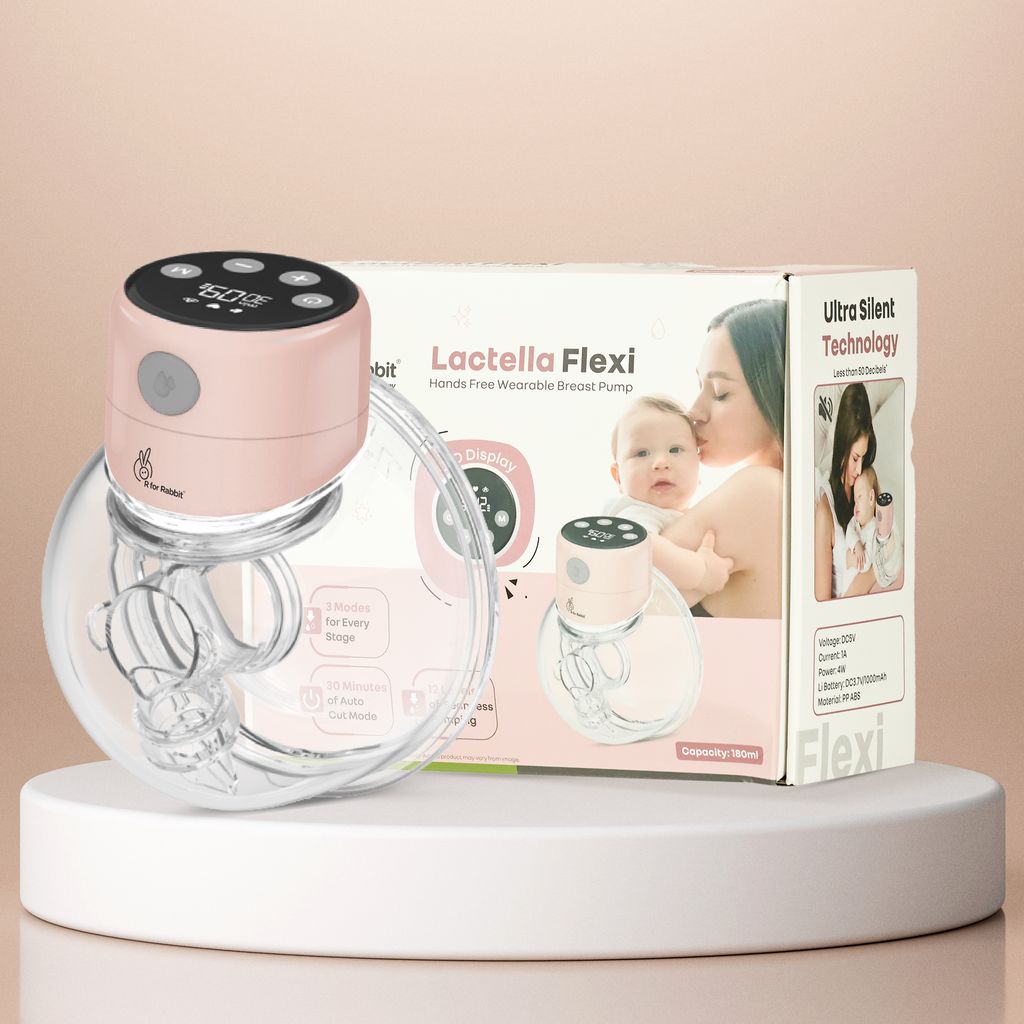 R for Rabbit Lactella Flexi Peach Breast Pump
