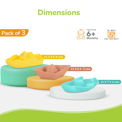 R for Rabbit Orapple Floater Boat Multi Bath Toy