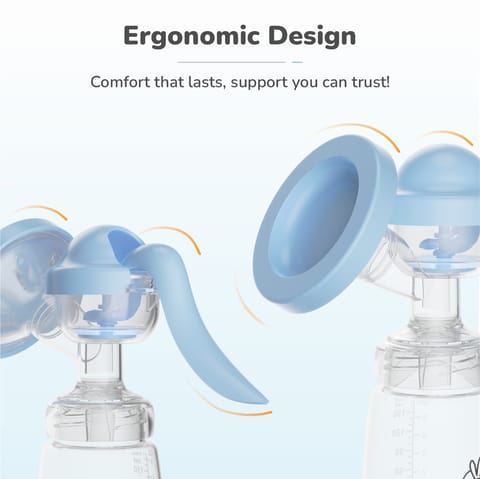 R for Rabbit First Feed Cozy Sky Blue Breast Pump