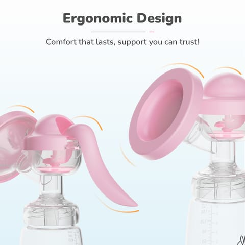 R for Rabbit First Feed Cozy Blush Pink Breast Pump