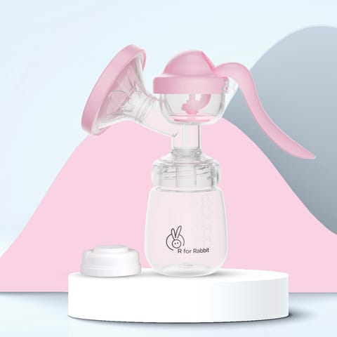 R for Rabbit First Feed Cozy Blush Pink Breast Pump