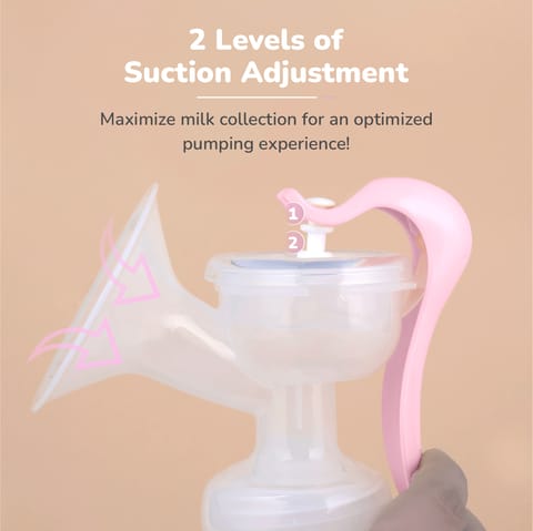 R for Rabbit First Feed Cozy Blush Pink Breast Pump