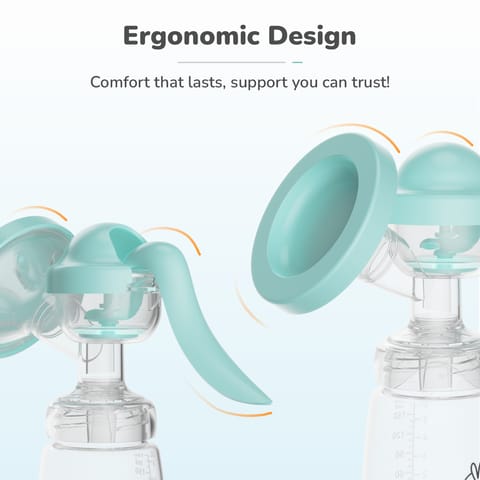 R for Rabbit First Feed Cozy Sea Green Breast Pump