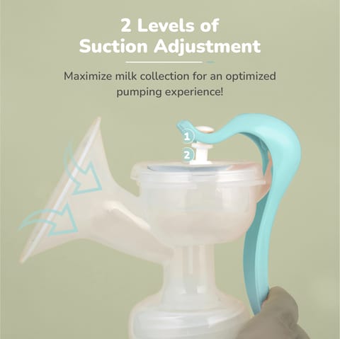 R for Rabbit First Feed Cozy Sea Green Breast Pump