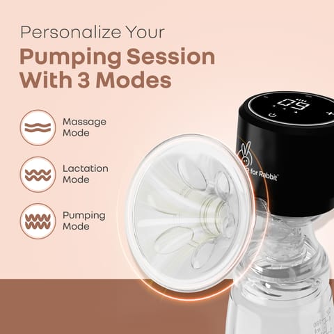 R for Rabbit First Feed Nexa Black Breast Pump