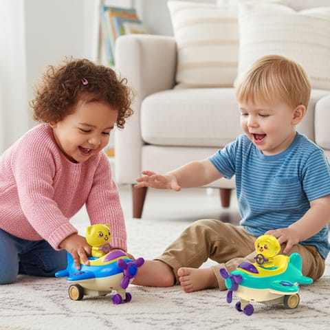 R for Rabbit Orapple Aero Rider (Pack of 2) Multi 1 Push Toy