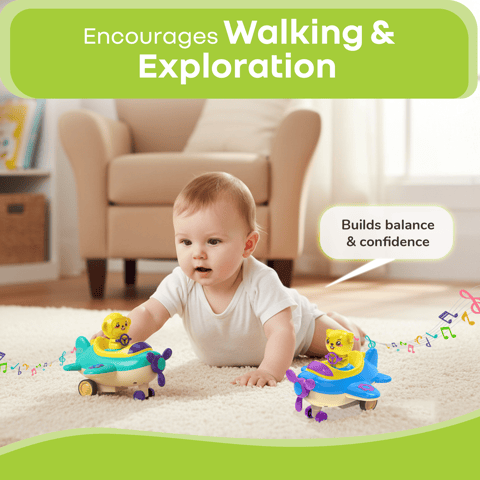 R for Rabbit Orapple Aero Rider (Pack of 2) Multi 1 Push Toy