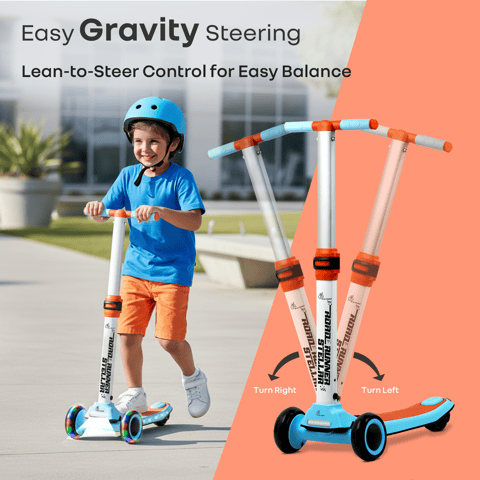 R for Rabbit Road Runner Stellar Blue Orange Scooter