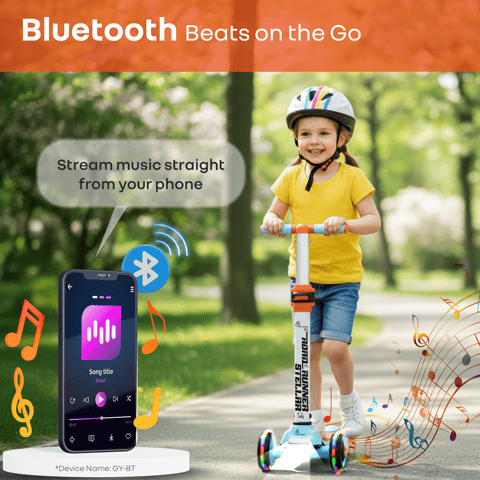 R for Rabbit Road Runner Stellar Blue Orange Scooter