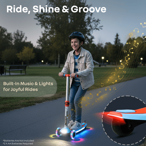 R for Rabbit Road Runner Stellar Blue Orange Scooter