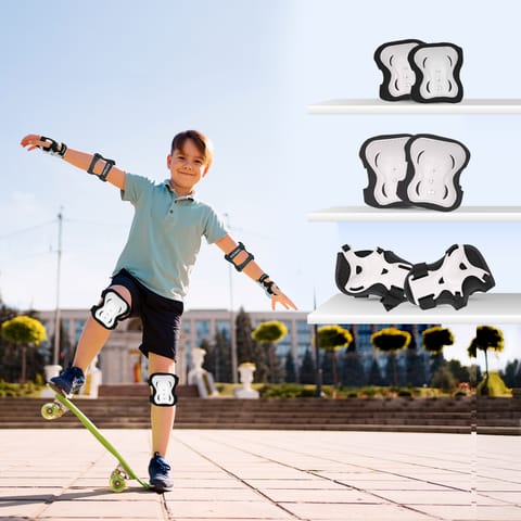 R for Rabbit Safe Play Protector Pads White Protective Gears