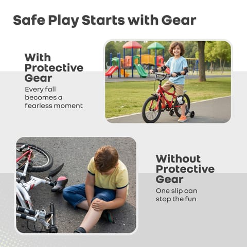 R for Rabbit Safe Play Protector Pads White Protective Gears