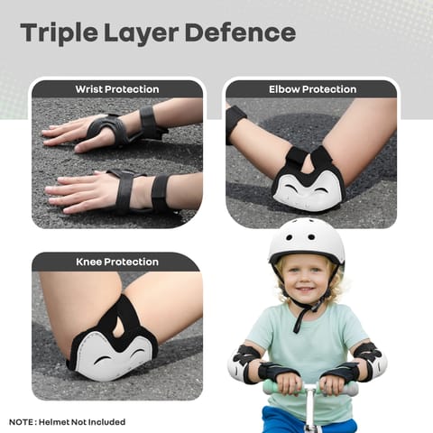 R for Rabbit Safe Play Protector Pads White Protective Gears