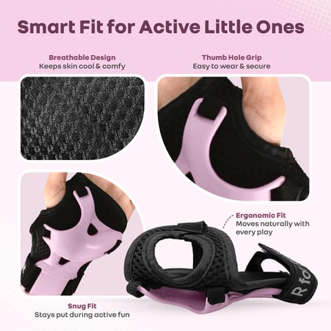 R for Rabbit Safe Play Protector Pads Pink Protective Gears