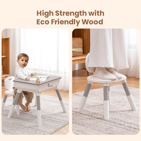 R for Rabbit Little Genius Woodland Grey Baby Furniture