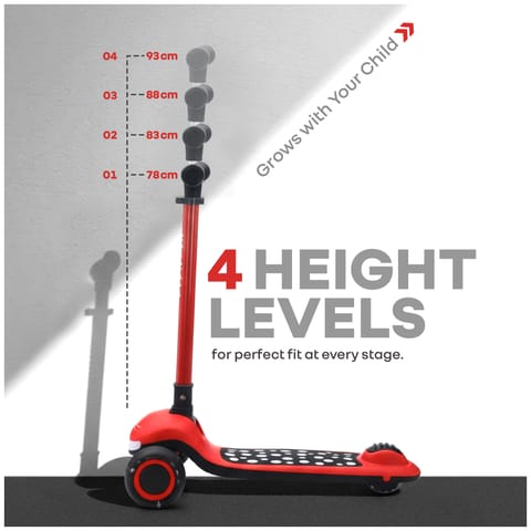 R for Rabbit Road Runner Jazz Red Black Scooter