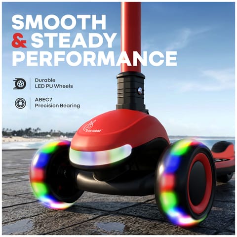 R for Rabbit Road Runner Jazz Red Black Scooter