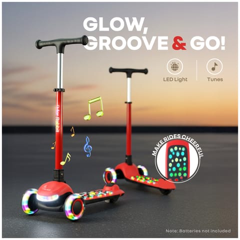 R for Rabbit Road Runner Jazz Red Black Scooter