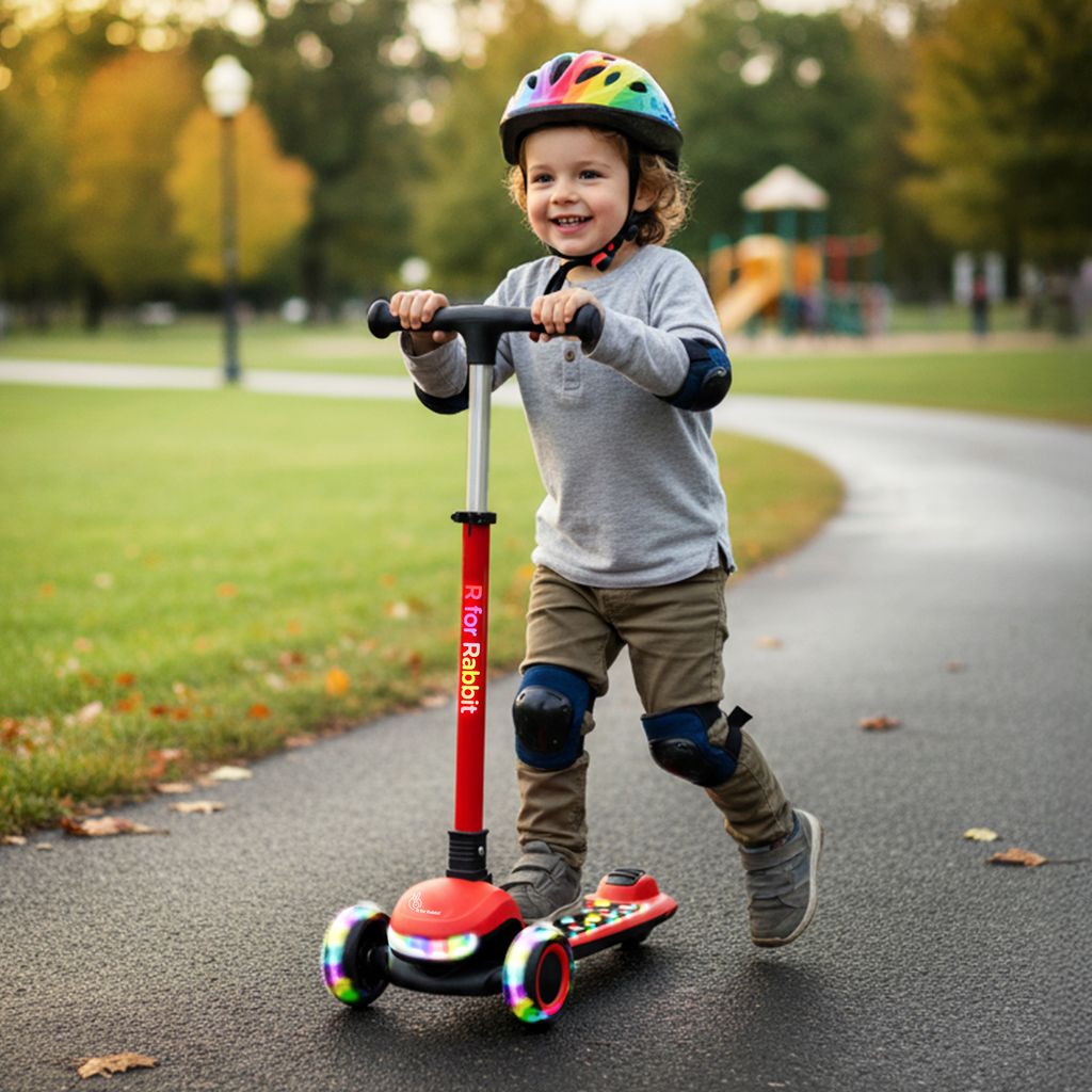 R for Rabbit Road Runner Jazz Red Black Scooter
