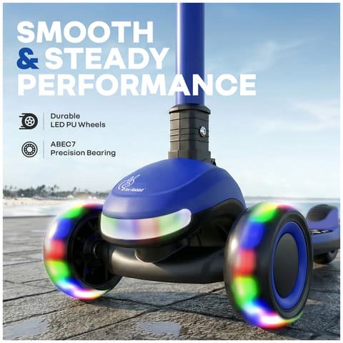 R for Rabbit Road Runner Jazz Blue Black Scooter