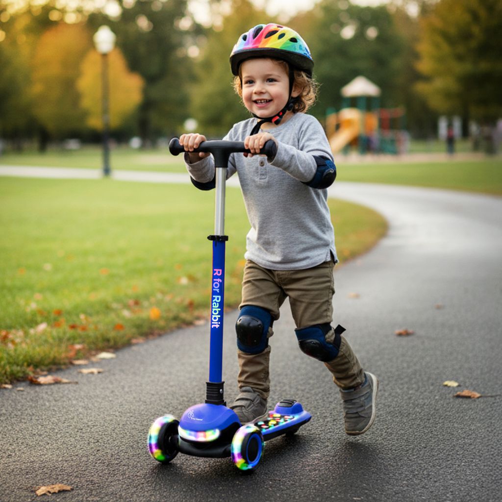 R for Rabbit Road Runner Jazz Blue Black Scooter