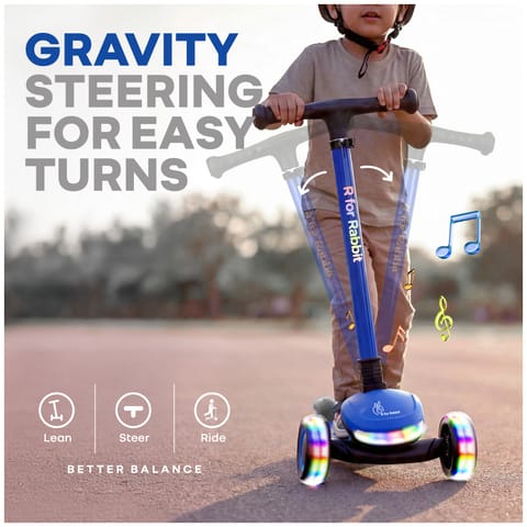 R for Rabbit Road Runner Jazz Blue Black Scooter