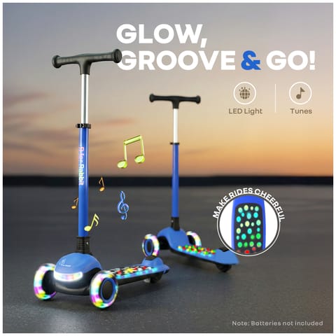 R for Rabbit Road Runner Jazz Blue Black Scooter