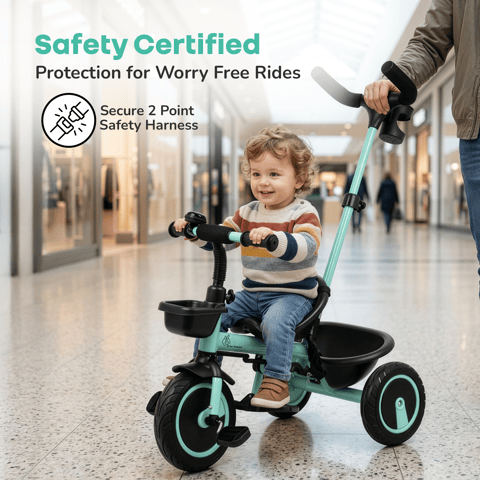 R for Rabbit Tiny Toes R20 Plus Aqua Blue Tricycle