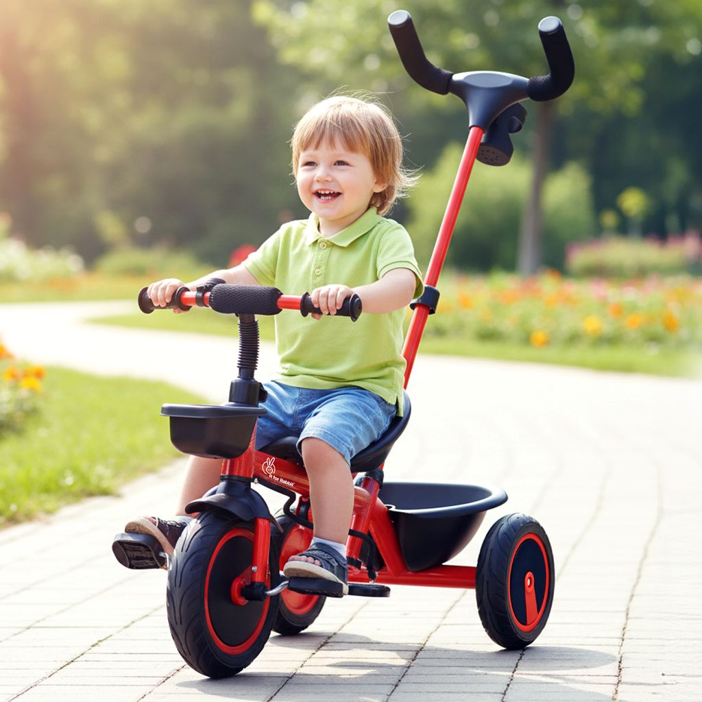 R for Rabbit Tiny Toes R20 Plus Cherry Red Tricycle