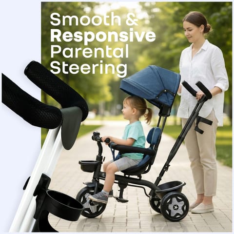 R for Rabbit Tiny Toes R40&nbsp;Ace Denim Blue Tricycle