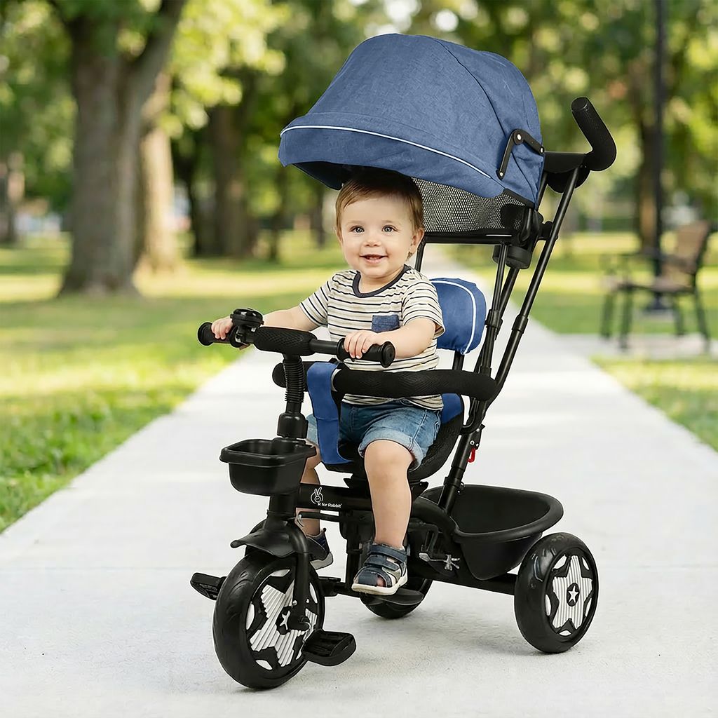 R for Rabbit Tiny Toes R40&nbsp;Ace Denim Blue Tricycle