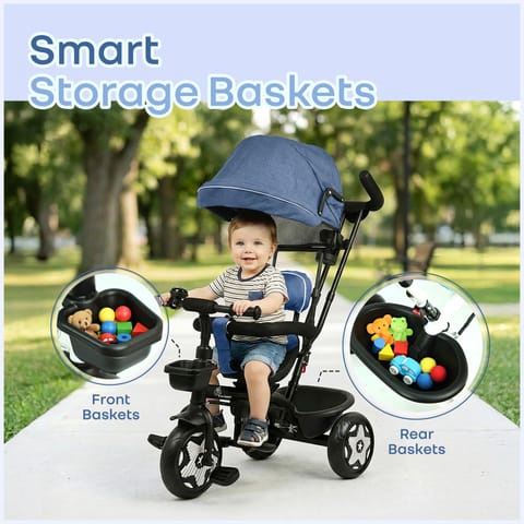 R for Rabbit Tiny Toes R40&nbsp;Ace Denim Blue Tricycle