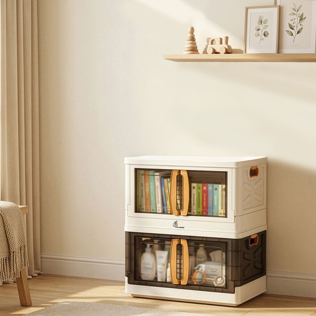 R for Rabbit Kiddo&nbsp;Korner&nbsp;Pod&nbsp;(Pack of 2) Beige Brown Organiser