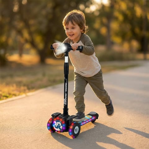 R for Rabbit Road&nbsp;Runner&nbsp;Neo Black Scooter